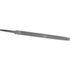 Nicholson 6" Long, Bastard Cut, Flat American-Pattern File Double Cut, 1/8" Overall Thickness, Tang 03467NN - 80757115