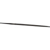Nicholson 6" Long, Second Cut, Round American-Pattern File Single Cut, Tang 11748NN - 80758121