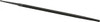 Nicholson 10" Long, Bastard Cut, Round American-Pattern File Single Cut, Tang 12019 - 80758311