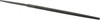 Nicholson 4" Long, Bastard Cut, Square American-Pattern File Double Cut, Tang 12790 - 80760010