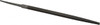 Nicholson 6" Long, Smooth Cut, Square American-Pattern File Double Cut, Tang 13033 - 80760135