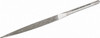 Strauss & Co. 8-1/2" OAL Fine Three Square Needle Diamond File 3/8" Wide x 3/8" Thick, 4-3/8 LOC, 91 Grit HB2607 D91 - 05232988