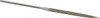 Strauss & Co. 5-1/2" OAL Coarse Knife Needle Diamond File 13/64" Wide x 1/16" Thick, 2-3/4 LOC, 181 Grit 2172 D181 - 05241807