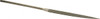 Value Collection 5-1/2" OAL Fine Knife Needle Diamond File 3/16" Wide x 1/16" Thick, 2-3/4 LOC 2172F - 00448480