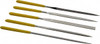 Value Collection 5 Piece Diamond Pattern File Set 5-1/2" Long, Fine Coarseness, Set Includes Flat, Round, Square, Three Square CFN5065 - 09903832