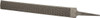 Nicholson 10" Second Cut Cabinet Half Round Rasp 1-1/8" Wide x 9/32" Thick, Standard Handle 17683N - 80765324