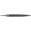 Grobet USA 10" Standard Precision Swiss Pattern Half Round File Double Cut, 0 Cut, 1" Width x 19/64" Thick, with Tang 31.123 - 60204534