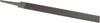 Grobet USA 10" Standard Precision Swiss Pattern Hand File Double Cut, 0 Cut, 1" Width x 1/4" Thick, with Tang 31.156 - 60209509