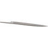 Grobet USA 8" Standard Precision Swiss Pattern Knife File Double Cut, 2 Cut, 7/8" Width x 13/64" Thick, with Tang 31.187 - 60214426