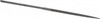 Grobet USA 6-1/4" Needle Precision Swiss Pattern Knife File 6 Cut, 3" LOC, with Handle 31.562 - 60235264