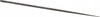 Grobet USA 5-1/2" Needle Precision Swiss Pattern Round File 0 Cut, 2-1/2" LOC, with Handle 31.585 - 60235702