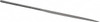 Nicholson 5-1/2" Needle Precision Swiss Pattern Barrette File 0 Cut, 2-1/2" LOC, with Handle 37640 - 60303674