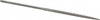 Nicholson 5-1/2" Needle Precision Swiss Pattern Flat File 2 Cut, 2-1/2" LOC, with Handle T37479 - 60303930
