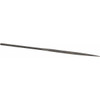 Nicholson 5-1/2" Needle Precision Swiss Pattern Half Round File 4 Cut, 2-1/2" LOC, with Handle T37458 - 60304037