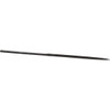 Nicholson 6-1/4" Needle Precision Swiss Pattern Three Square File 0 Cut, 3" LOC, with Handle 37947 - 60304698