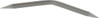 Value Collection Bi-Directional High Speed Steel Deburring Scraper Blade Triangular Blade Cross Section, Use on Cross Hole Surfaces, Reversible, Adjustable BT-45 - 05750450