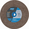 Norton 60/80 Grit Aluminum Oxide Bench & Pedestal Grinding Wheel 6" Diam x 1" Hole x 3/4" Thick, 4140 Max RPM, Medium Grade 07660788240 - 75941237