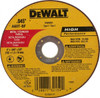 DeWALT 4 x 0.045, 5/8" Hole Aluminum Oxide Cutoff Wheel Reinforced, 15,200 Max RPM, Use with Circular Saws DW8061 - 04064119