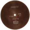 Everett Industries 16 x 5/32, 1" Hole Aluminum Oxide Cutoff Wheel Reinforced, Use with Gas Powered Saws 2069FG 16 DRY - 09936584