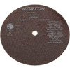 Norton 7 x 0.035, 1/2" Hole 60 Grit Aluminum Oxide Cutoff Wheel Medium Grade, Reinforced, 8,730 Max RPM, Use with Stationary Grinders 66252938786 - 01350883