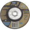 Norton 4-1/2" Wheel Diam, 1/4" Wheel Thickness, Type 27 Depressed Center Wheel Coarse Grade, Ceramic, Resinoid Bond 66253370793 - 44371896