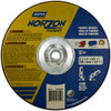 Norton 9" Wheel Diam, 1/4" Wheel Thickness, Type 27 Depressed Center Wheel Ceramic, 6,600 Max RPM, Compatible with Angle Grinder 66253007014 - 98756950