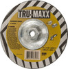 Tru-Maxx 7" Wheel Diam, 1/4" Wheel Thickness, Type 27 Depressed Center Wheel Aluminum Oxide, 8,600 Max RPM, Compatible with Angle Grinder 620150 - 77962959