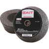 United Abrasives-SAIT 6" Diam x 2" Thick, R Hardness, 16 Grit Surface Grinding Wheel Zirconia Alumina, Type 11, Very Coarse Grade, 6,050 Max RPM, Resinoid Bond 26060 - 08274144