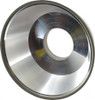Made in USA 3-3/4" Diam, 1-1/4" Hole Size, 1-1/2" Overall Thickness, 220 Grit, Type 11 Tool & Cutter Grinding Wheel Very Fine Grade, Diamond 03574449 - 03574449