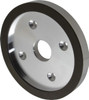 Made in USA 6" Diam, 1-1/4" Hole Size, 3/4" Overall Thickness, 150 Grit, Type 6 Tool & Cutter Grinding Wheel Very Fine Grade, Diamond 03579042 - 03579042