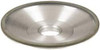 Made in USA 6" Diam, 1-1/4" Hole Size, 1" Overall Thickness, 100 Grit, Type 12 Tool & Cutter Grinding Wheel Fine Grade, Diamond 03582269 - 03582269