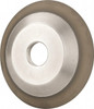 Made in USA 6" Diam, 1-1/4" Hole Size, 3/4" Overall Thickness, 220 Grit, Type 12 Tool & Cutter Grinding Wheel Very Fine Grade, Diamond 03583309 - 03583309