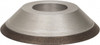 Made in USA 3-1/2" Diam, 1-1/4" Hole Size, 3/4" Overall Thickness, 100 Grit, Type 15 Tool & Cutter Grinding Wheel Fine Grade, Diamond 03583523 - 03583523