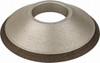 Made in USA 3-1/2" Diam, 1-1/4" Hole Size, 3/4" Overall Thickness, 220 Grit, Type 15 Tool & Cutter Grinding Wheel Very Fine Grade, Diamond 03583564 - 03583564