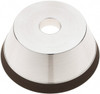 Tru-Maxx 95mm Diam, 3/4" Hole Size, 1" Overall Thickness, 120 Grit, Type 11V9, Tool & Cutter Grinding Wheel Fine Grade, Diamond RESIN-5 - 44289056