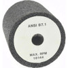 Made in USA Type 18, 2" Max Diam, 2-1/4" Head Thickness, 24 Grit Square Tip Plug Aluminum Oxide, Hard Grade, 3/8-24 Shank Thread DLH1A424R-ND:01 - 69217610