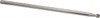 Atrax 1/4" Cut Diam, 1/4" Shank Diam, Carbide Single Cut Ball Burr Radius End, 6-7/32" OAL, 7/32" LOC SD-1L6SC - 00455410