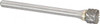 Atrax 1/4" Cut Diam, 1/8" Shank Diam, Carbide Double Cut Cylinder Burr with End Cut End Cut End, 1-7/16" OAL, 3/16" LOC SB-51DC-ATX - 85282762