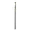 Dremel 5/64" Cut Diam, 1/8" Shank Diam, Single Cut Inverted Cone Burr Flat End 110 - 09023334