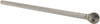 SGSPRO 1/2" Cut Diam, 1/4" Shank Diam, Carbide Single Cut Ball Burr Radius End, 7/16" LOC 16450 - 05292347
