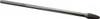 SGSPRO 3/8" Cut Diam, 1/4" Shank Diam, Carbide Single Cut Tree Burr with Radius Radius End, 3/4" LOC 16575 - 05292396