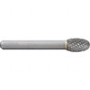Walter Surface Technologies Burrs, Head Shape: Egg, Industry Specification: SE-3DC, Tooth Style: Double Cut, Cutting Diameter (Inch): 3/8, Shank Diameter (Inch): 1/4, Head Material: Carbide 01W327 - 15027154