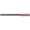 Grier Abrasive 1/8" Head Diam x 1/2" Thickness, W146, Cylinder End, Aluminum Oxide Mounted Point Pink, Medium Grade, 80 Grit, 105,000 RPM W146-P-26291 - 00532226