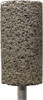 Tru-Maxx 1" Head Diam x 1" Thickness, W222, Cylinder End, Zirconia Alumina Mounted Point Brown, Coarse Grade, 36 Grit, 15,900 RPM TM-222AB3QD2 - 69698637