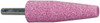 Tru-Maxx 3/4" Head Diam x 2-1/2" Thickness, A1, Cone End, Aluminum Oxide Mounted Point Pink, Medium Grade, 60 Grit, 20,960 RPM 66253291556 - 89677538