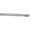 Tru-Maxx 1/8" Head Diam x 1/4" Thickness, B55, Pointed End, Aluminum Oxide Mounted Point Blue, Medium Grade, 60 Grit, 85,900 RPM 66253291586 - 89678031