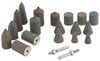 Cratex 20 Piece Rubber Cone Test Abrasive Point Set Includes 18 Cones & 2 Cone Mandrels 227 - 05010822
