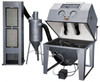 Trinco 48 x 48 x 31" Working Dimensions Free-Standing Pressure Sandblaster 25 CFM @ 80 psi, 53" Overall Cabinet Width x 71" Overall Cabinet Height x 77" Max Cabinet Depth, Steel, Dust Collector 10048484 - 67688077