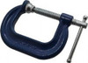 Gibraltar Products Regular-Duty 2" Max Opening, 2" Throat Depth, Forged Steel Standard C-Clamp 3,500 Lb Capacity, 0" Min Opening, Deep Throat CCM00394-1 - 73083438