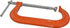 Gibraltar Products Regular-Duty 8" Max Opening, 3-1/4" Throat Depth, Forged Steel Standard C-Clamp 6,900 Lb Capacity, 0" Min Opening, Deep Throat CCM00398-1-ORN - 75679555